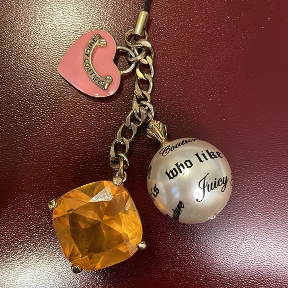 Y2k Juicy Couture Swarovski charm key phone strap - Picture 2 of 8